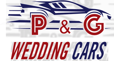 P&G Wedding Cars logo